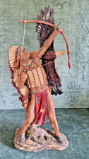 LARGE RESIN NATIVE AMERICAN