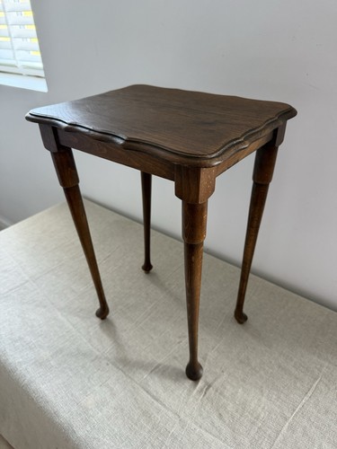 Vintage small wooden side - wooden,
