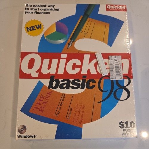 Quicken basic for windows - quicken, 98