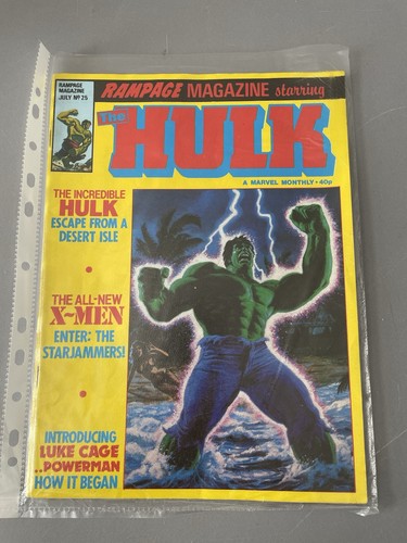 Rampage magazine hulk - rampage, lot