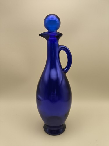 Vintage tall bohemian cobalt - vintage,
