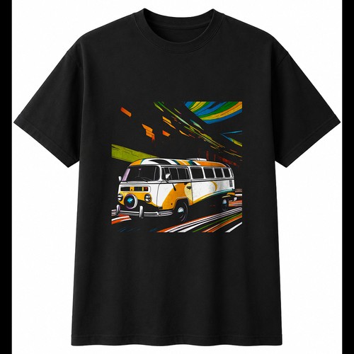 Airbrush camper van - airbrush,