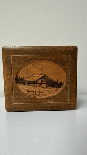 Vintage swiss wooden - vintage,