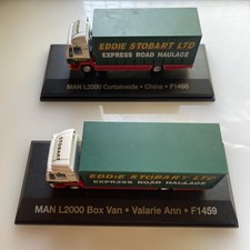 EDDIE STOBART LTD STORAGE EXPRESS ROAD TRUCKS X2 PCS