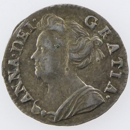 Queen anne silver penny - anne, post