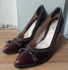 CLARKS "DEETA BOMBAY" OX-BLOOD