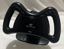 Sega Saturn Official Arcade Racer Steering Wheel- Tested & Working