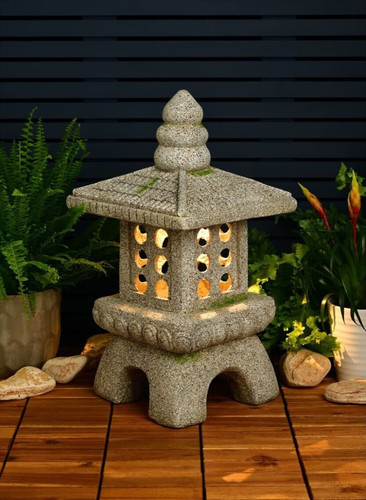Rustic pagoda ornament cosy - pagoda,