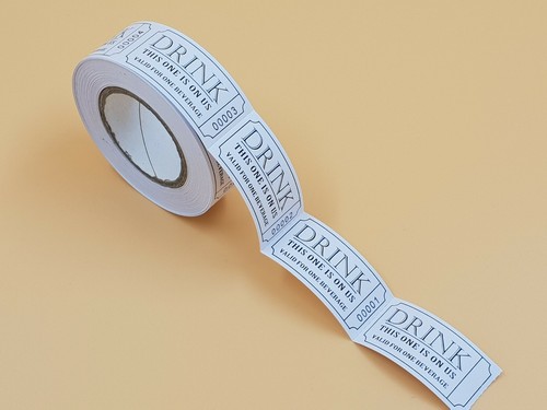 Roll 250 free drink tokens - 250,