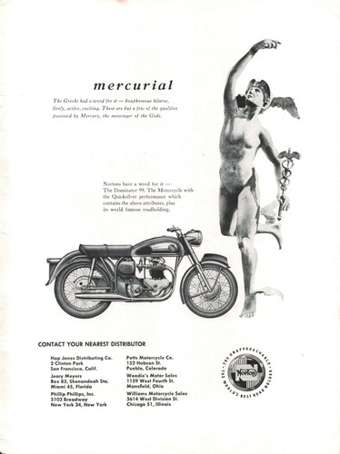 1958 norton dominator - norton,