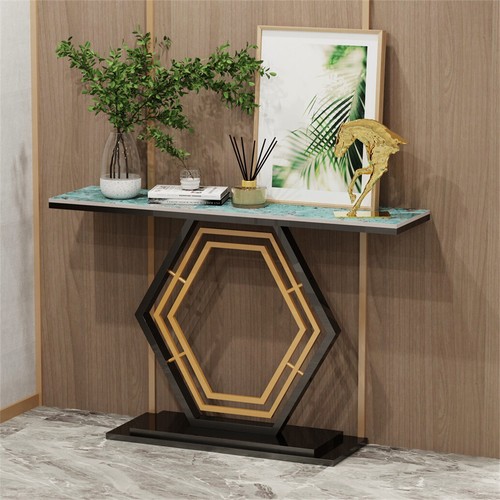 Chic console table white blue - chic,