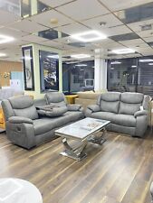 3 + 2 seater sofa set fabric recliner (Free Drop Down Tray Table) 