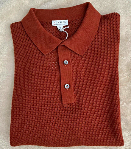 Sunspel cotton mesh knit - cotton,
