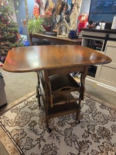 Vintage Wooden Bar / Tea Cart