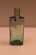 Antique Plain Aqua Glass