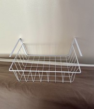 Under Shelf Storage Basket,WEERSTONE Under Shelf Hanging Metal Wire Storage Bas