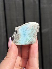 Larimar Half Polished Freeform
