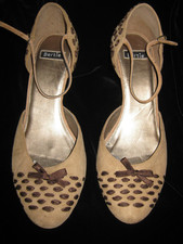 Bertie Beige and brown shoes - New  UK  5 - 5.5  (please see description note)