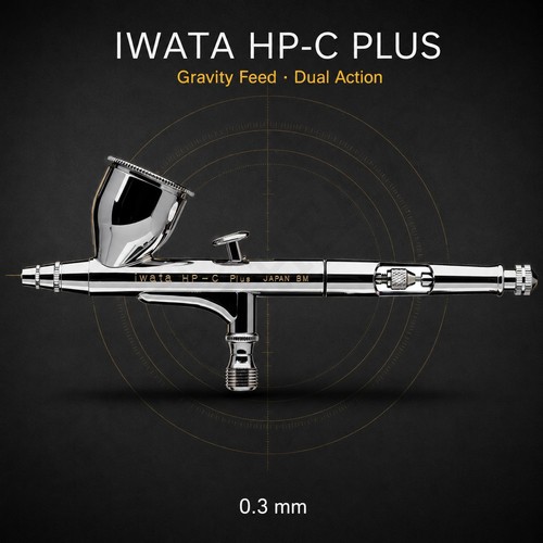 Iwata plus airbrush - airbrush, 0.3mm