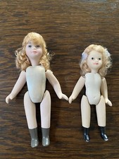 2 Antique Small Porcelain Dolls 
