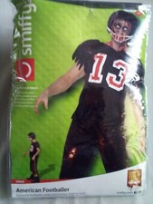 Smffys American Footballer costume with Top,Trousers & Helmet Med size