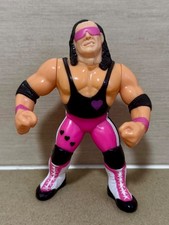 Vintage WWF Hasbro Purple Hart Bret Wrestling Figure VGC Series 4 Hitman 1991 ?