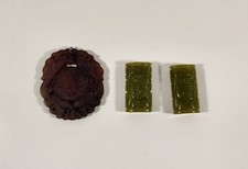 LOT OF 3 VINTAGE CHINESE JADE