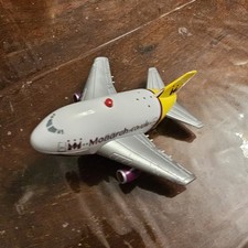 toy airplane ft the branding of Monarch Airlines Ready To Go Pull Back Toy