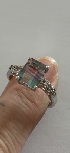 Zebra fluorite white - zebra, topaz