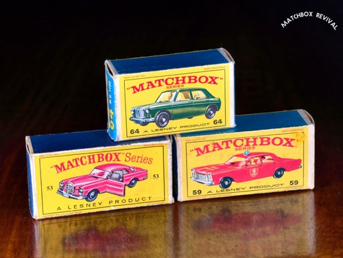 Original lesney matchbox - 3x,