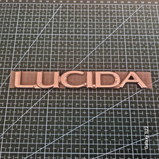 NEW GENUINE TOYOTA BADGE LUCIDA ESTIMA CAR BADGE EMBLEM LOGO CHROME MPV suv