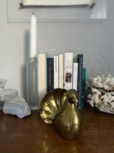 Unique brass fantail pigeon - brass,