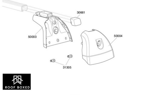 Thule 751 footpack - 751, spares