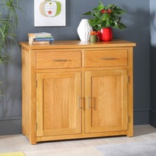 London Oak 2 Door 2 Drawer Sideboard- SLIGHT SECONDS-UK20-F255
