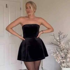 NWT ZARA Velvet Jumpsuit Dress