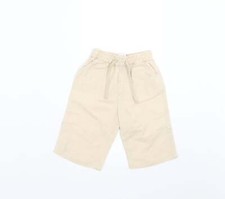 Matalan Baby Beige Cotton Blend Trousers Size 3-6 Months
