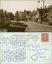 Tewkesbury King Johns Bridge Judges GB 1952 Cancel RP Real Photo 