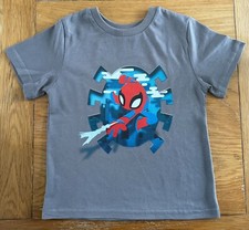 Disney - Marvel - Spidey Character T-Shirt - Charcoal - Age4 - New