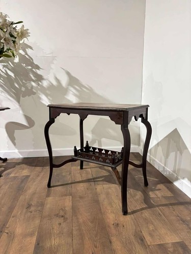Edwardian mahogany window - edwardian,
