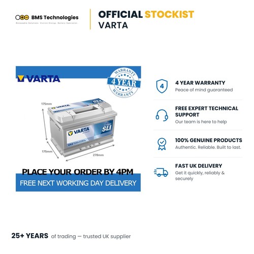 E43 car battery 12v - e43, varta