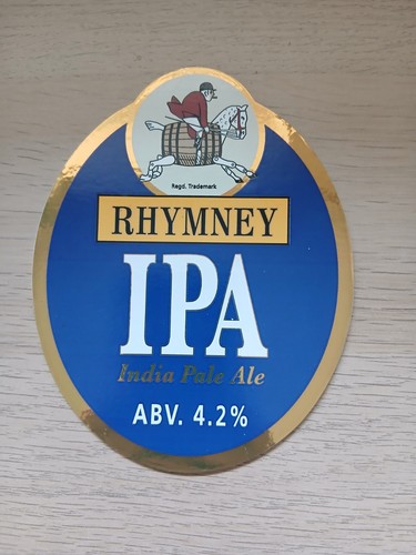Rhymney ipa beer - rhymney, pump