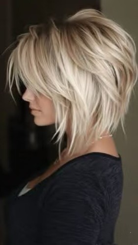 Ombre blonde short bob - blonde, wig