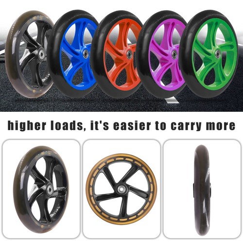 2pc solid wheels 200mm - solid, adult