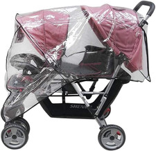 Front Rear Twin Strollers Rain