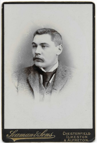 Cabinet card photo - card, derbys