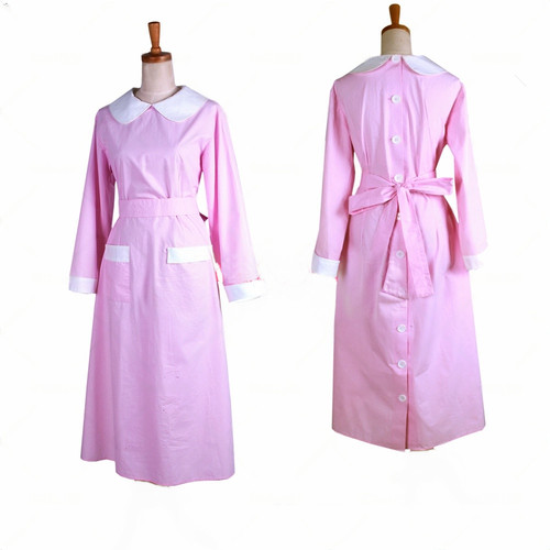 Maid girl sissy lockable pink - maid,