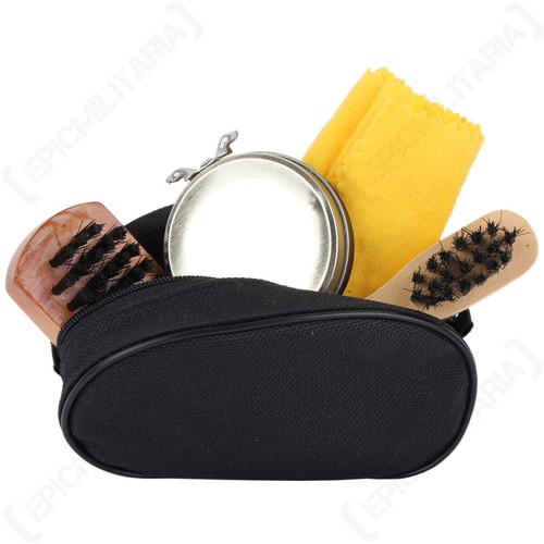 Clear shoe polish set - clear,