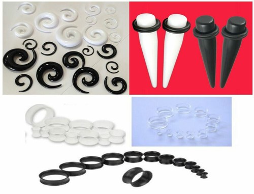 Acrylic ear flesh tunnels - ear,
