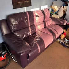 DFS 3 Seater Power Recliner Sofa