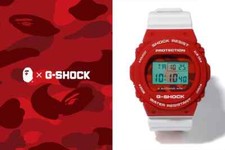 BAPE STA × G-SHOCK DW-5750 Red A BATHING APE casio Collaboration limited Japan